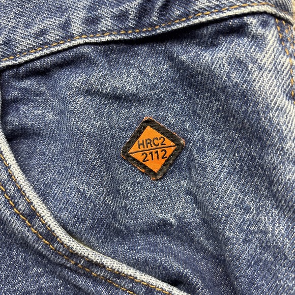Wrangler Jeans Mens (38 Tagged) 36x32 Riggs FR Carpenter Flame Resistant Relaxed - Picture 7 of 14